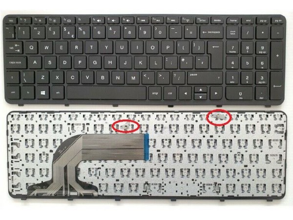 Tipkovnica za HP PROBOOK 350 G1 350 G2 355 G2 / 758027-DH1 / QWERTZ) standard / UK / Slov. nalepke